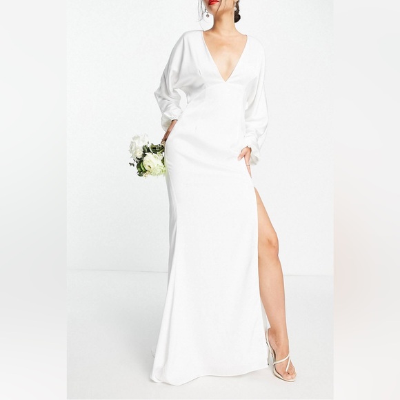 ASOS White Wedding Dress - Picture 1 of 6